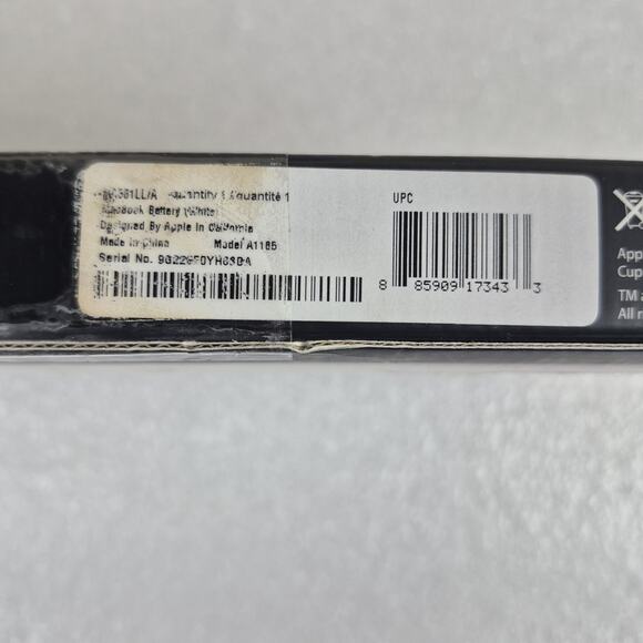 Apple MacBook 13" Rechargeable Battery A1185 White Original OEM Model MA561LL/A - Picture 2 of 5